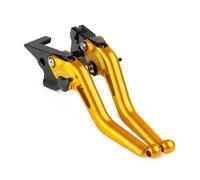 Mbxpxe Brake Clutch for ER-6F ER6F 2009-2016 2015 2014 2013 ER6N ER-6N Motorcycle Accessories Short Brake Clutch Levers(Gold)