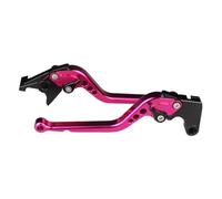 Mbxpxe Brake Clutch for Suzuki GSR600 GSR 600 2006-2011 3D CNC Adjustable Motorcycle Brake Clutch Lever Motorbike Brake Handle Accessorie Grip(Long Pink)