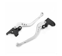 Mbxpxe Brake Clutch Motorcycle Long/Short Brake Clutch Levers for FZ1N/FZ1NS FZS 1000 for FAZER 2001-2005, YZF R1 2002-2003, YZF R6 1999-2004(Long Silver)