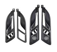 Mbxpxe Interiors Doors Handle for Skoda for Superb 2001-2008 for VW for Lavida 2008-2012 Car Inner Door Handle Wrench Open The Door Interior Door Side Handles(4piece Black)