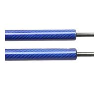 Mbxpxe Springs Shock Absorbers 1005001714765823 For VW For Amarok 2011-2019 Shock Assist Pickup Rear Tailgate 2 Piece Tailgate Gas Struts(Blue carbon fiber)