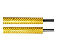 Mbxpxe Springs Shock Absorbers For Vw For Amarok 2011-2019 Shock Assist Pickup Rear Tailgate Gas Struts Damper Tailgate Gas Struts(Yellow carbon fiber)