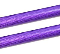 Mbxpxe Springs Shock Absorbers For VW For Polo For Mk6 AW Hatchback 2017-Present Rear Tailgate Trunk Boot Lift Supports Tailgate Gas Struts(Purple Carbon Fiber)