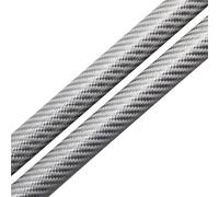 Mbxpxe Springs Shock Absorbers For VW For Scirocco Hatchback 2008-2017 Rear Tailgate Trunk Boot Lift Supports Shock Damper Rod Tailgate Gas Struts(Silver Carbon Fiber)
