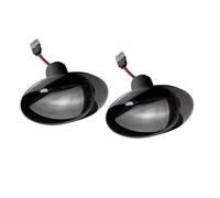 Mbxpxe Turn Signal Lights 2piece Dynamic LED Side Marker Fender Turn Signal Arrow Blinker For MINI For Cooper R55 R56 R57 R58 R59 2007-2013 Mirror Indicator(NO Dynamic Smoked)