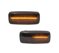 Mbxpxe Turn Signal Lights 2pieces Side Marker Signal Lights For Jeep For Compass For Grand For Cherokee For Chrysler For Dodge For Avenger For Lancia Mirror Indicator(Dynamic Smoked)