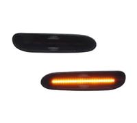 Mbxpxe Turn Signal Lights 5288523AC 2piece Front Corner Parking Side Marker Light Turn Signal LED For Dodge For Neon 2000 2001 2002 2003 2004 2005 Mirror Indicator(Smoked Lend Amber)