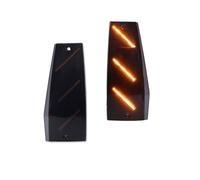 Mbxpxe Turn Signal Lights Car Front Corner Parking Side Marker Light Lamp Turn Signal For Jeep For Cherokee For Comanche For Wagoneer For XJ Mirror Indicator(Smoked Lens Amber)
