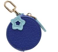 MC Fashion Fruit PU Leather Mini Coin Purse Bag Charm, Blueberry, 4IN X 2IN