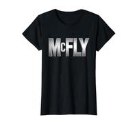 Mc Fly | Back to the Doc and Marty Future Band Value Graphic T-Shirt, Women, Black, L