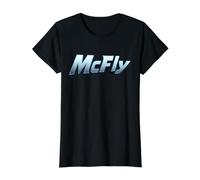 Mc Fly | Back to the Doc and Marty Future Band Value Graphic T-Shirt, Women, Black, L