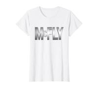 Mc Fly | Back to the Doc and Marty Future Band Value Graphic T-Shirt, Women, White, L