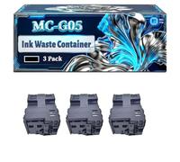 MC-G05 Ink Waste Container Compatible for Canon MAXIFY GX1040 GX2040 Printers, With Chip Large Capacity 7000 Pages (3 Pack Black)