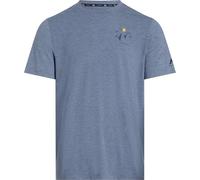 Mc Kinley Men's Ronald II T-Shirt, Melange/Blue Dark, XXL