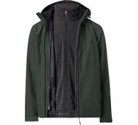 Mc Kinley Tessi II Men's 3 in 1 Jacket, Green Dark/Black Nig, M