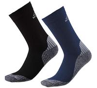 Mc Kinley Unisex Flo Crew Socks, Black, 10.5/12