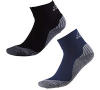 Mc Kinley Unisex Flo Quarter Socks, Black, 3.5/5