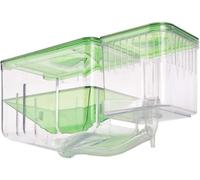 MC MEICHUANG Acrylic Double-Layer Fish Breeding & Isolation Box Multi-Function Fry Hatching Incubator with V-Shape Divider for Baby Fish Injured Shrimp Aquarium Tank Parenting Container