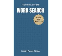 MC Mini Editions Holiday Word Search: Small Seasonal Puzzle Book Perfect for Stocking Stuffers and Festive Fun