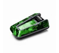 MC MOTOPARTS Green Forged Carbon Fiber Protective Cover Wrap Sticker Compatible with Cardo Packtalk Edge & Neo Bluetooth Headset - Precision Die-Cut Vinyl Glossy Decal