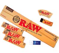 MC Tips & 1 Raw Supernatural Booklet + 3 Classic King Size Booklets + 1 Cone Tip + 1 Regular Tip Combo for You or Your Loved Ones - Sold by Trendz