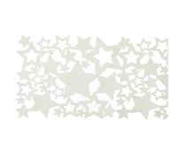 MC-Trend Felt Table Runner Starry Night` x 24 cm Made of 3 mm Thick Felt Table Cloth Table Decoration Underlay Table Runner Place Mats for Christmas (Cream)