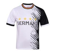 MC-Trend Men's Germany Jersey White Germany National Team Black Red Gold, White, M