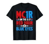 MC1R 0.17 Red Hair Blue Eyes Redhead Ginger T-Shirt