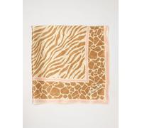 MC2 SAINT BARTH Animalier Print Square Silk Foulard - Size: OS - female