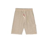 MC2 Saint Barth Kids logo-embroidered linen shorts - Neutrals 2-6-10-14