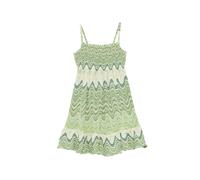 MC2 Saint Barth Kids Miki chevron-pattern dress - Green 2-4