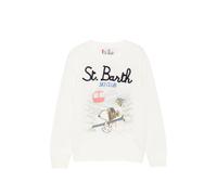 MC2 Saint Barth Kids x Peanuts Douglas Snoopy-print sweater - White 2-4-6-8-10-12