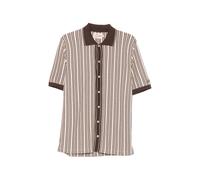 MC2 Saint Barth Marettimo striped knit Polo shirt - Neutrals L