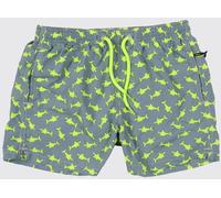 MC2 SAINT BARTH Printed Polyester Swim Trunks - Size: 8 - male