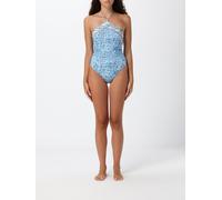 MC2 SAINT BARTH Tropical Print One-Piece Swimming Costume with a Halter Neck - Size: M - female