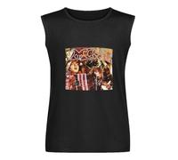 MC5 Kick Out The jams Vinyl Men's Sleeveless T-Shirt Graphic Printed Black Vest Tank Tee L