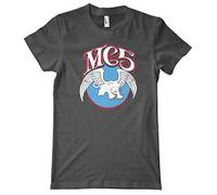 MC5 Panther Logo Jersey Cotton T-Shirt, Asphalt, Medium