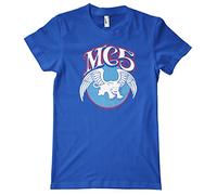 MC5 Panther Logo Jersey Cotton T-Shirt, Lapis, Medium