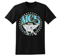 Mc5 White Panther T-Shirt Black Graphic Unisex Tee Shirt XXL