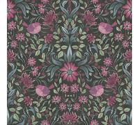 A.S. Création Maison Charme 390751 Non-Woven Wallpaper Floral Black Pink Blue Green 10.05 m x 0.53 m Made in Germany