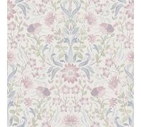 MC61008 - Maison Charme Bird,Floral GreenPinkBlue Galerie Wallpaper
