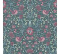MC61011 - Maison Charme Bird,Floral Pink Galerie Wallpaper
