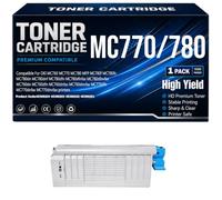 MC760 MC770 MC780 Toner Cartridges Compatible 45396204 45396203 45396202 45396201 Toner for OKI MC760dn MC760dfn MC760dnfax MC760dnvfax Printers with chip High Yield Work