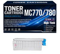 MC760 MC770 MC780 Toner Cartridges Compatible 45396204 45396203 45396202 45396201 Toner for OKI MC760dn MC760dfn MC760dnfax MC760dnvfax Printers with chip High Yield Work