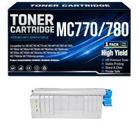 MC760 MC770 MC780 Toner Cartridges Compatible 45396204 45396203 45396202 45396201 Toner for OKI MC760dn MC760dfn MC760dnfax MC760dnvfax Printers with chip High Yield Work