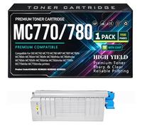 MC760 MC770 MC780 Toner Cartridges Compatible 45396204 45396203 45396202 45396201 Toner for OKI MC770dfn MC770dnfax MC770dnvfax Printers with chip High Yield Work
