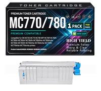 MC760 MC770 MC780 Toner Cartridges Compatible 45396204 45396203 45396202 45396201 Toner for OKI MC770dfn MC770dnfax MC770dnvfax Printers with chip High Yield Work