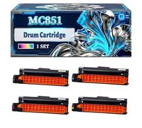 MC851 Drum Cartridge Compatible for Okidata OKI MC851 MC851cdtn MC851cdxn MC851dn MC860 MC860cdtn MC860dn MC861 MC861cdtn MC861cdxn Printers (4-Pack BK/C/M/Y)