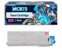 MC873 Toner Cartridge Compatible for Okidata OKI MC873 MC873dn MC873dnct MC873dnv Printers, With Chip Large Capacity 15000 Pages (1 Pack Magenta)