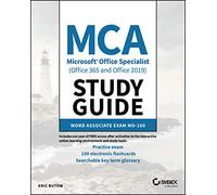 MCA Microsoft Office Specialist (Office 365 and Office 2019) Study Guide | Paperback